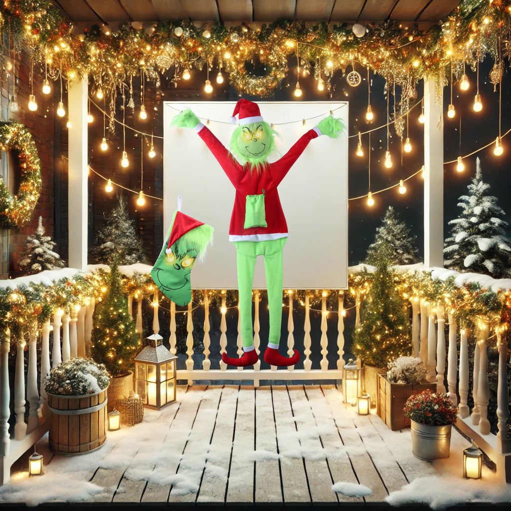 Grinch Christmas decoration figure