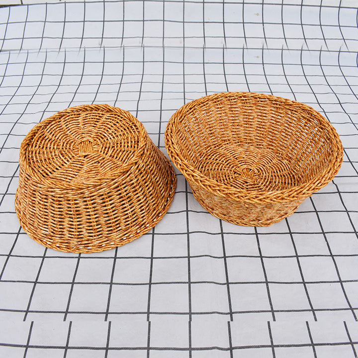 Decorative Handmade Wicker Fruit Bowl Kalsten