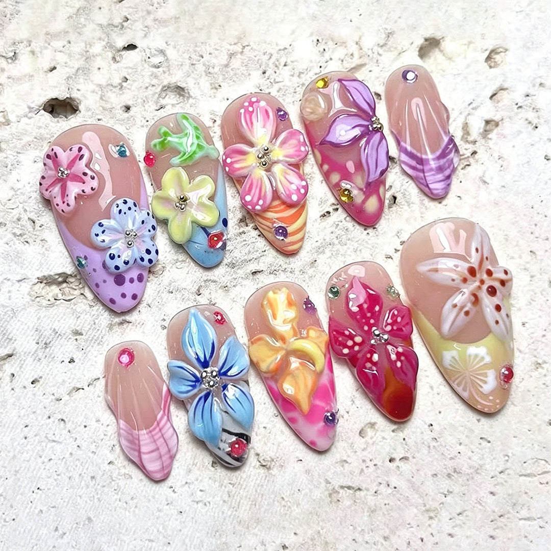 Luxury Nail Art Set with Galactic Designs Kalsten