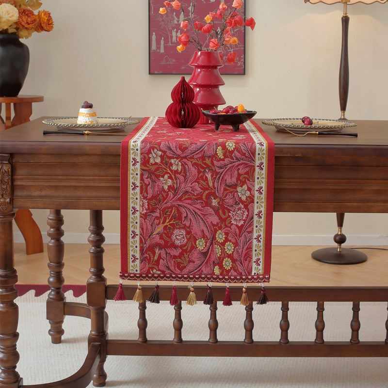 Decorative Floral Patterned Table Runner