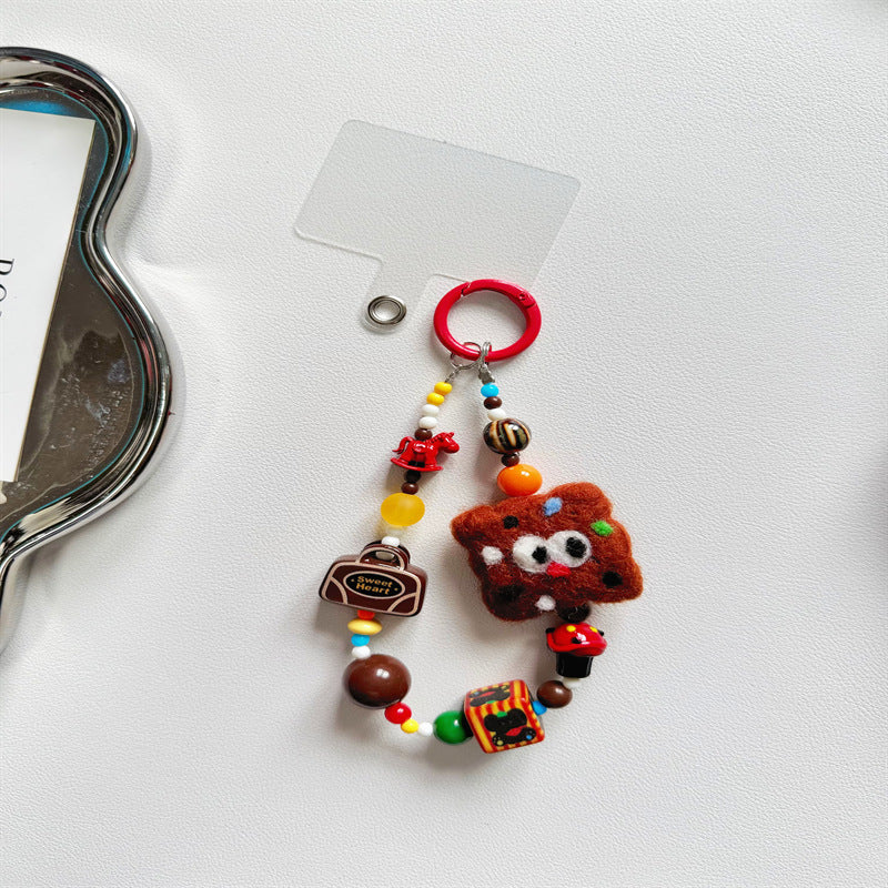 Playful Food-Themed Charm Keychain Kalsten