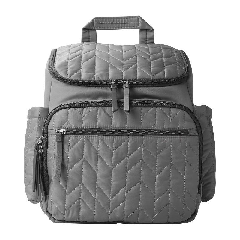 Multi-Functional Quilted Diaper Bag Backpack Kalsten