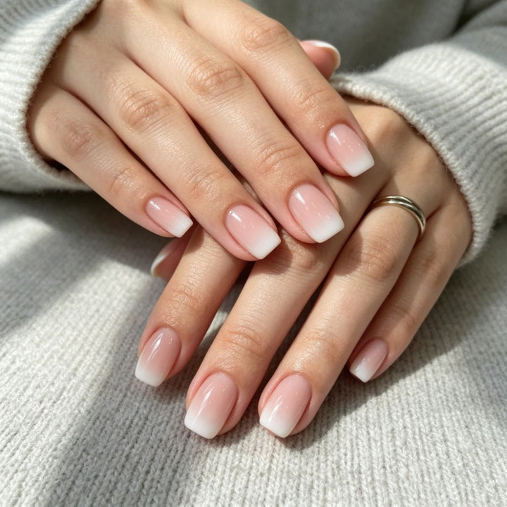 French Tip Acrylic Nail Set