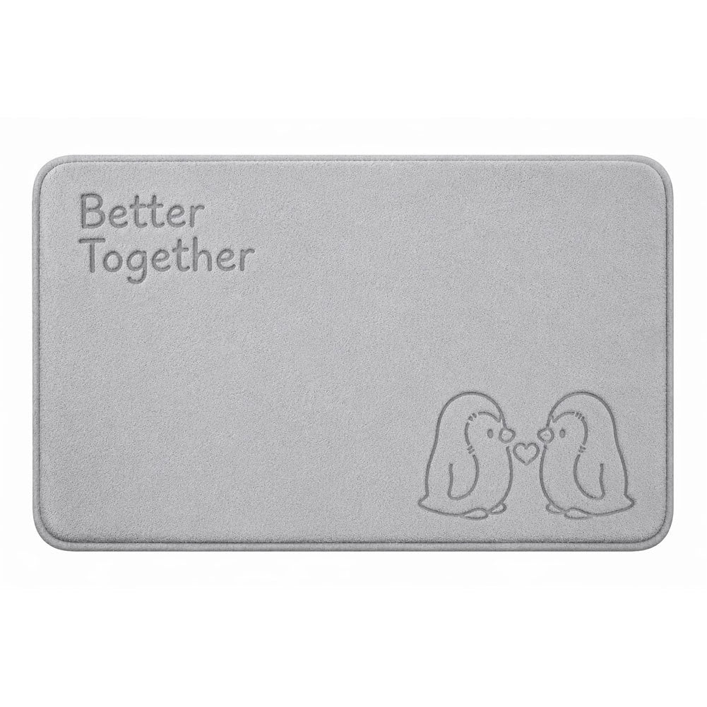 Playful Snail-Themed Bath Mat