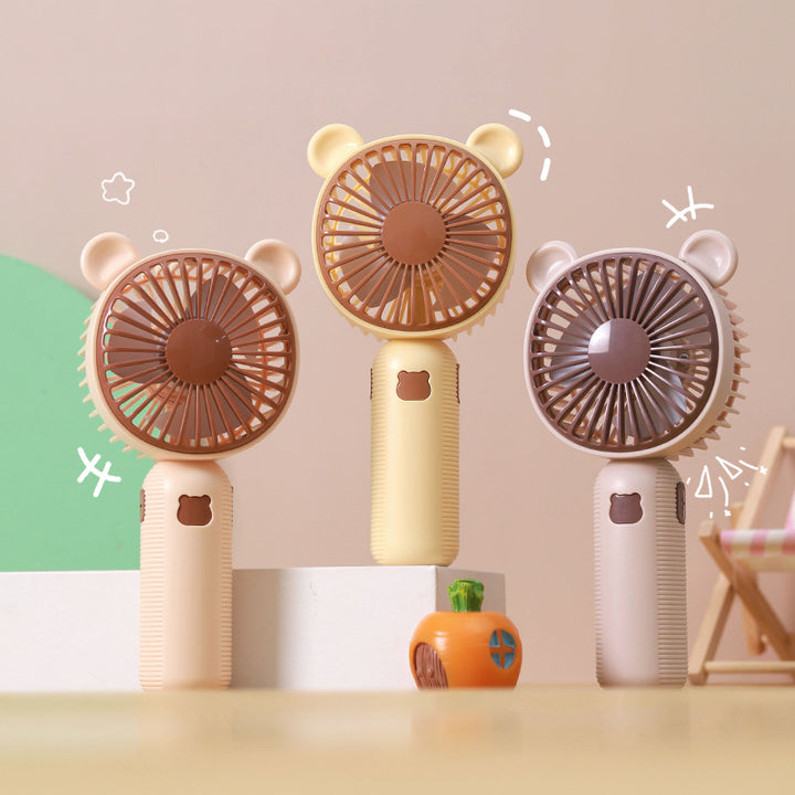 Women’s portable hand-held fan in cute bear design Kalsten