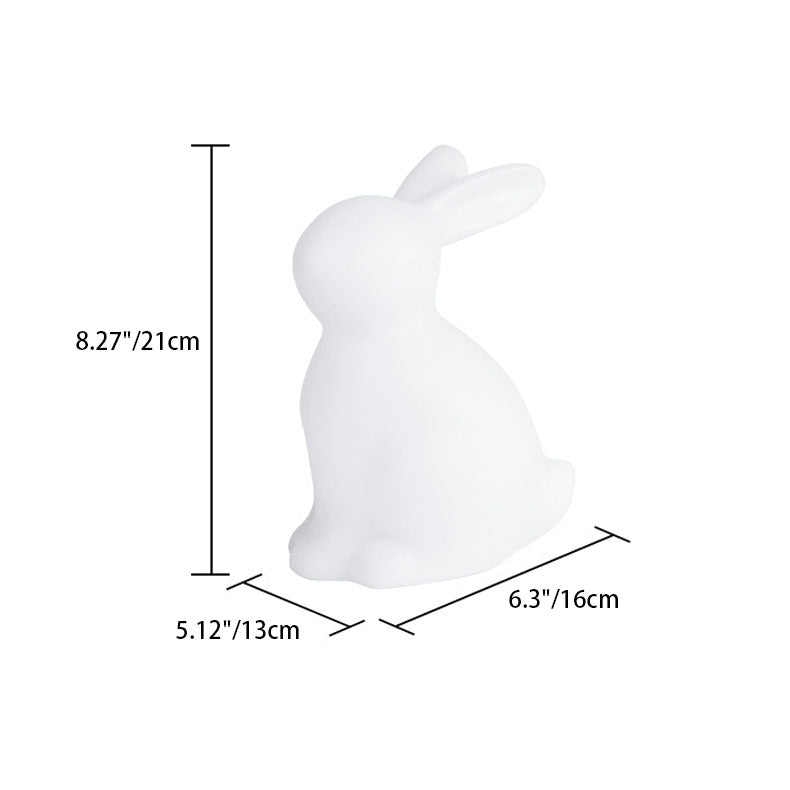Contemporary Creative Rabbit PE LED Table Lamp for the Bedroom | Noxord