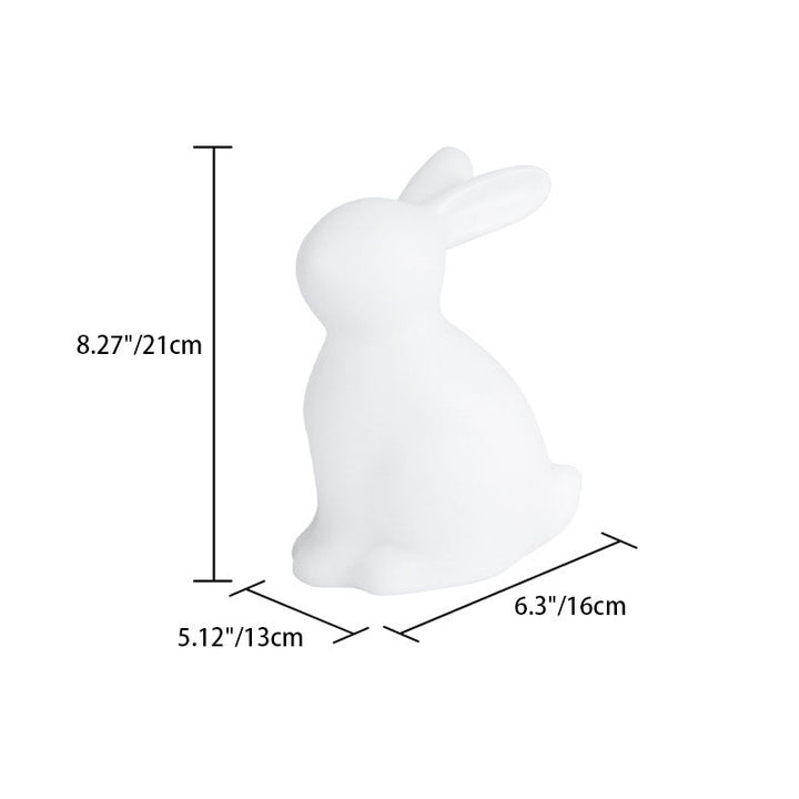 Contemporary Creative Rabbit PE LED Table Lamp for the Bedroom | Noxord