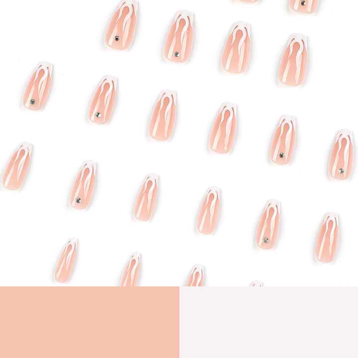 Artistic Nail Extensions with Glamorous Design Kalsten