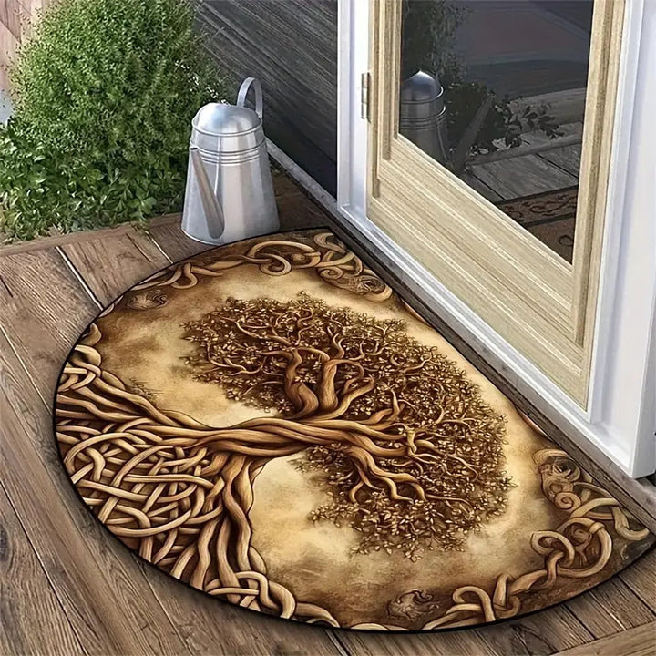 Dragonfly-Themed Decorative Bath Mat