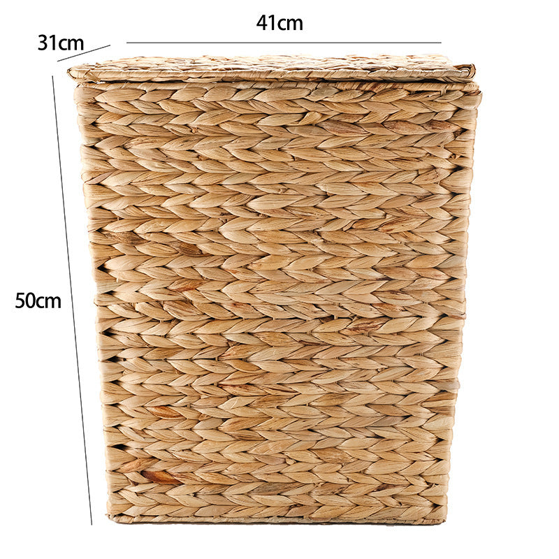 Rustic Woven Storage Bin Kalsten
