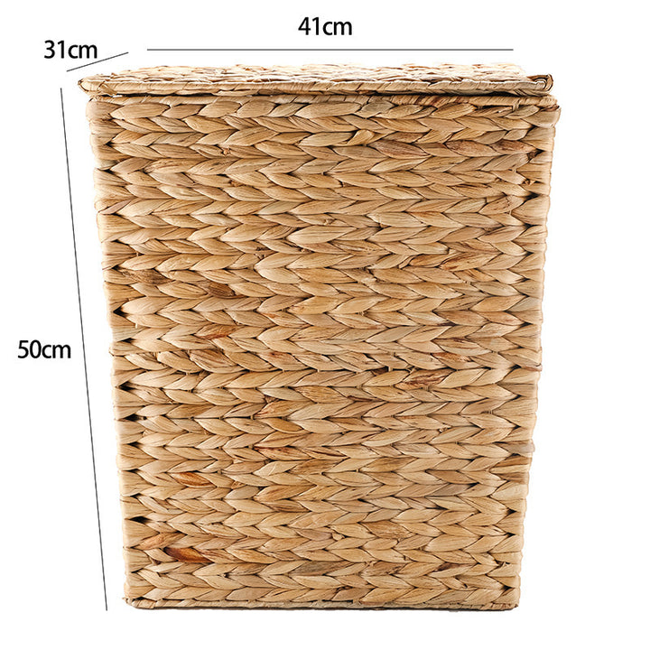 Rustic Woven Storage Bin Kalsten