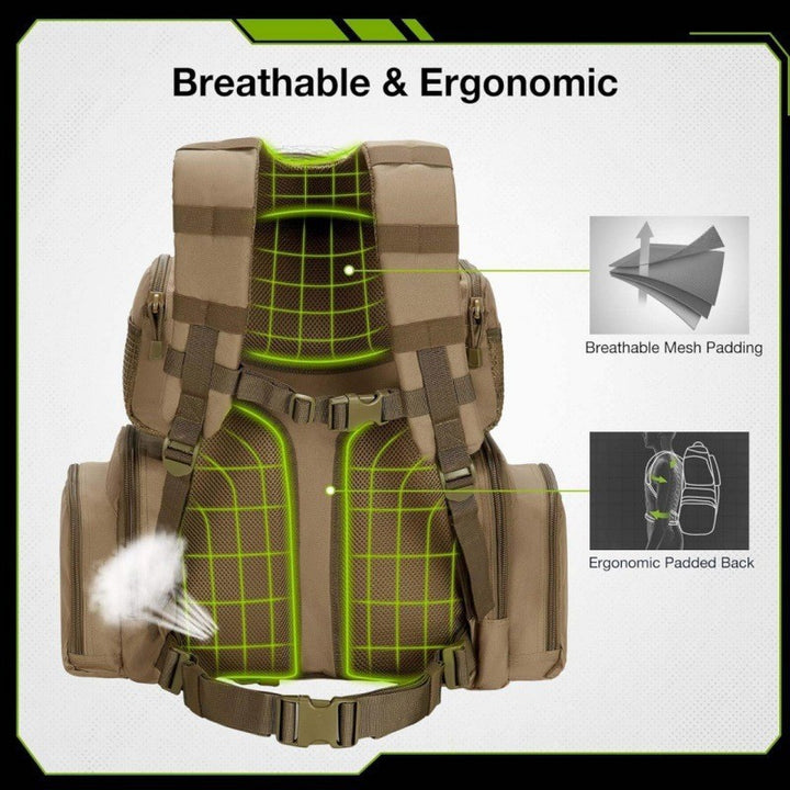 Tactical Multi-Compartment Adventure Backpack Kalsten