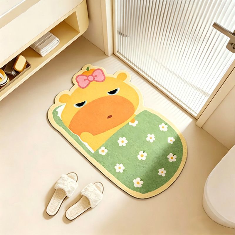 Cartoon Character Bath Mat for Bathrooms
