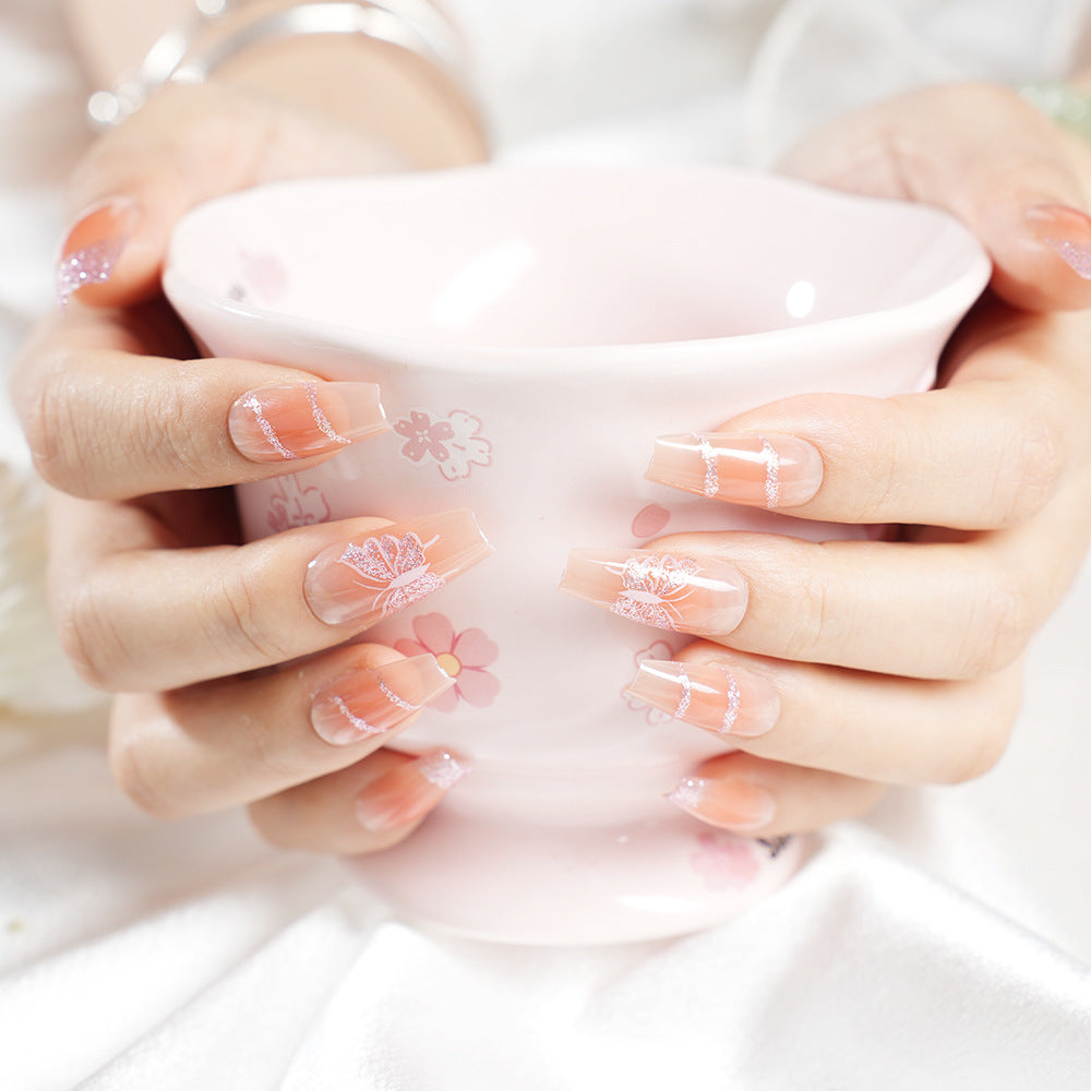 Decorative Butterfly Press-On Nail Set Kalsten
