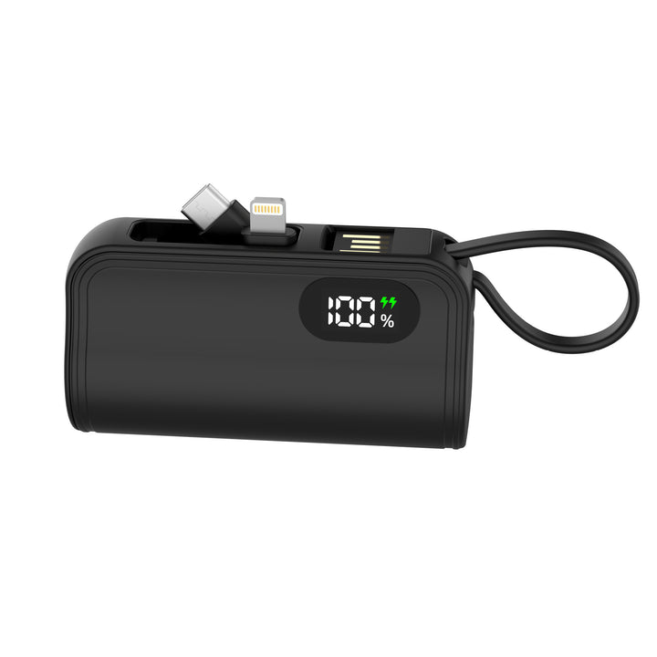 Portable power bank with multifunctional charging cable and digital display Kalsten