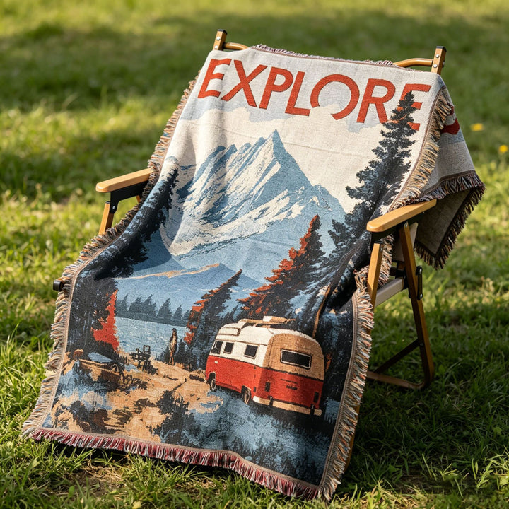 Whimsical Pet-Themed Decorative Throw Blanket