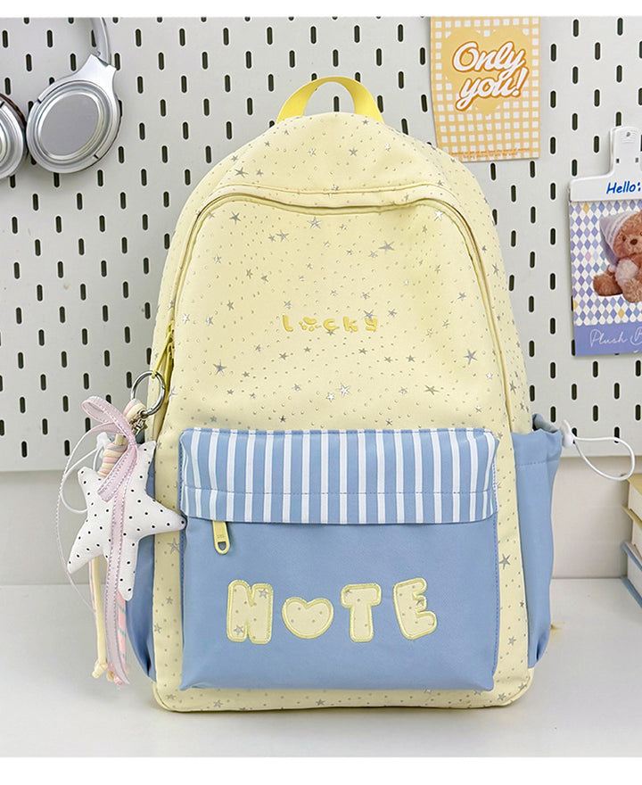 Star Print School Backpack Kalsten