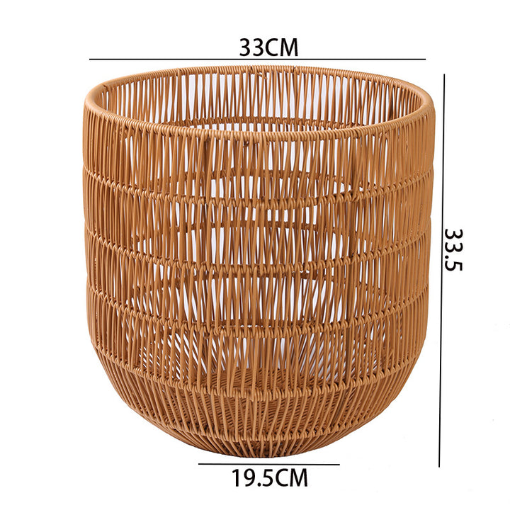 Woven Storage Basket with Handles Kalsten