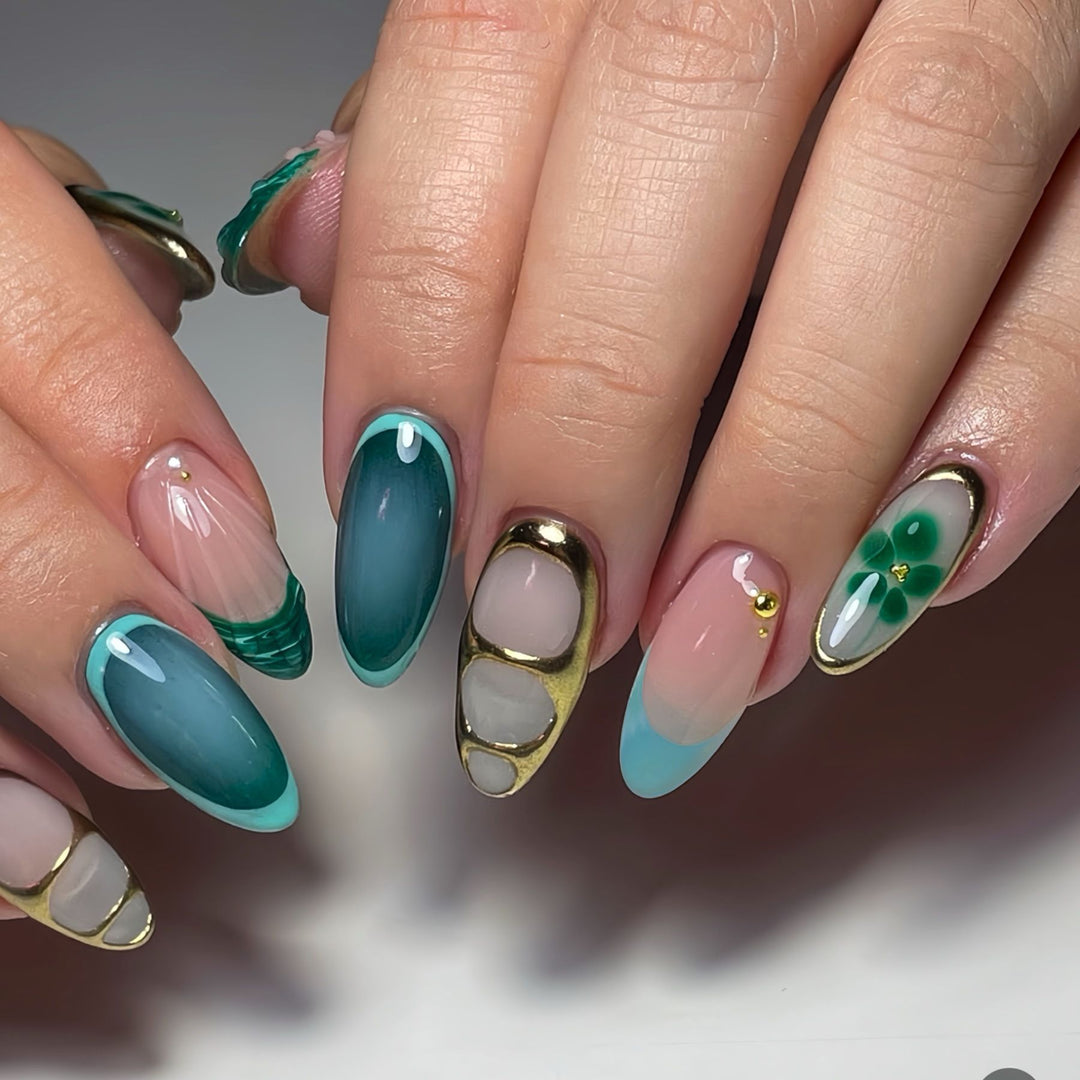 Chic Decorative Press-On Nail Art Kalsten