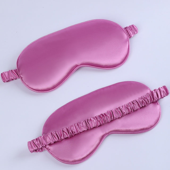 Women's nano silk sleep mask with padded eye area, adjustable elastic band, and storage pouch Kalsten