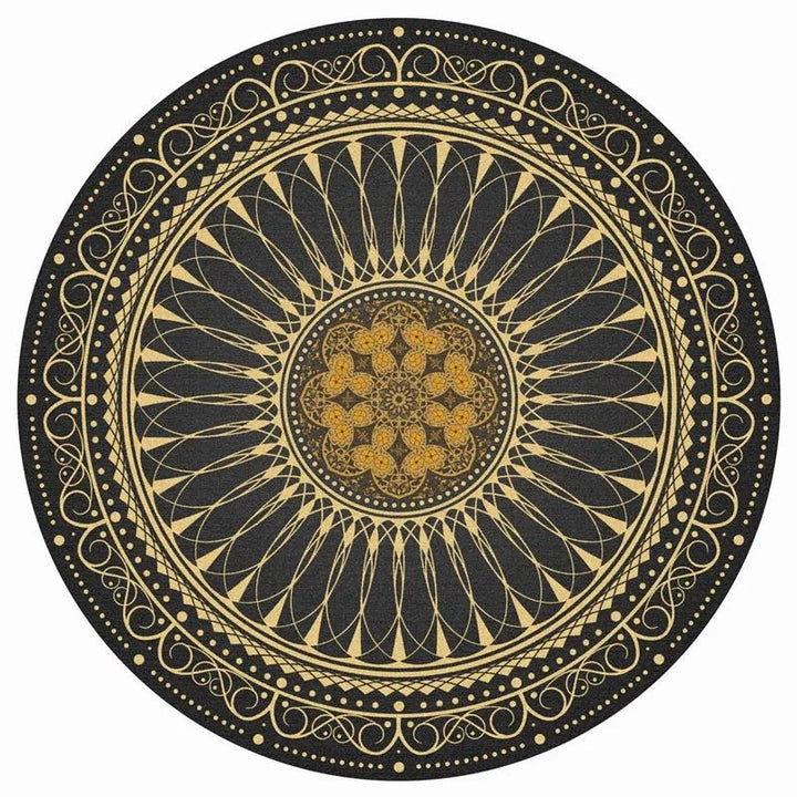 Artistic Mandala Design Area Rug