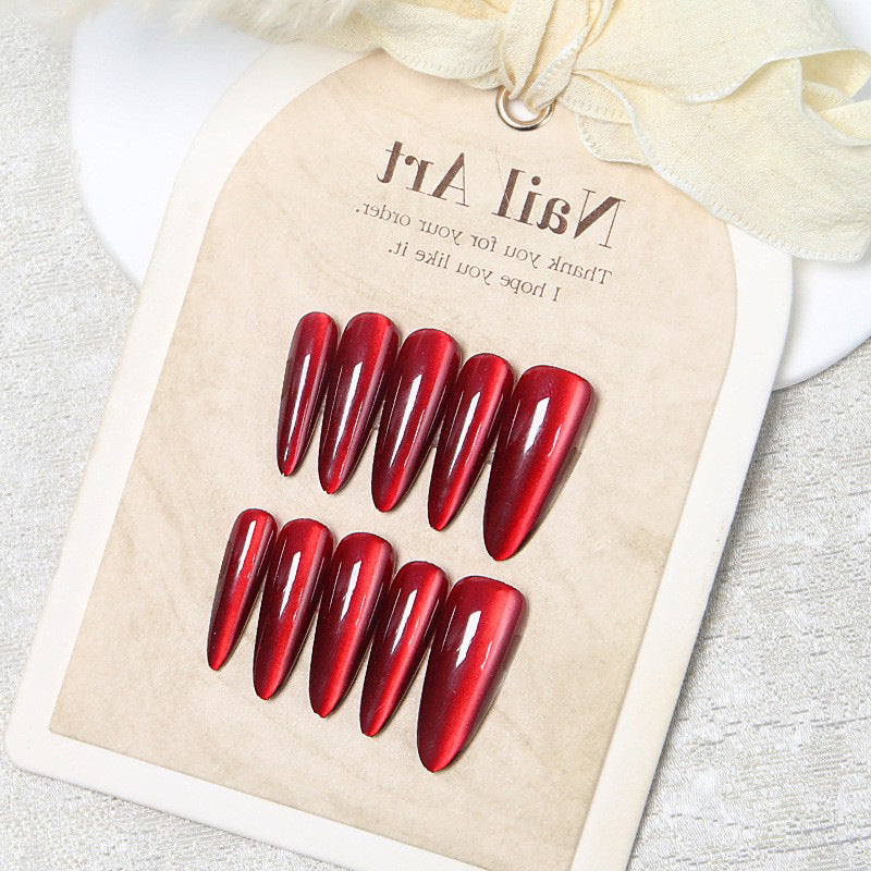 Glossy Stiletto Press-On Nails Kalsten
