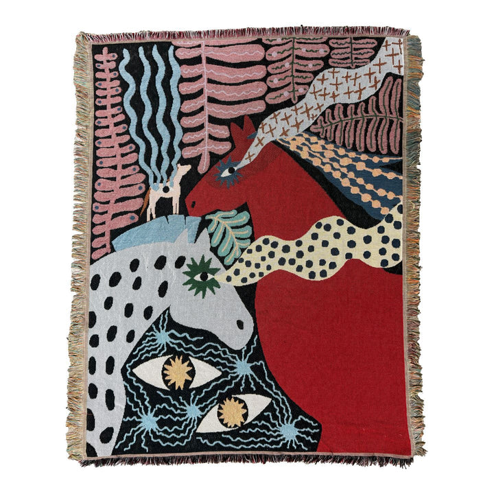 Artistic Tapestry Throw Blanket