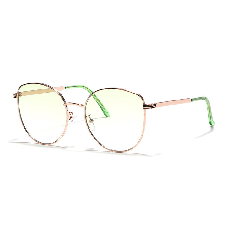Women's geometric sunglasses with narrow metal frame Kalsten