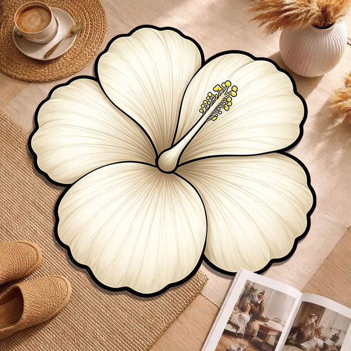 Decorative Floral Accent Rug