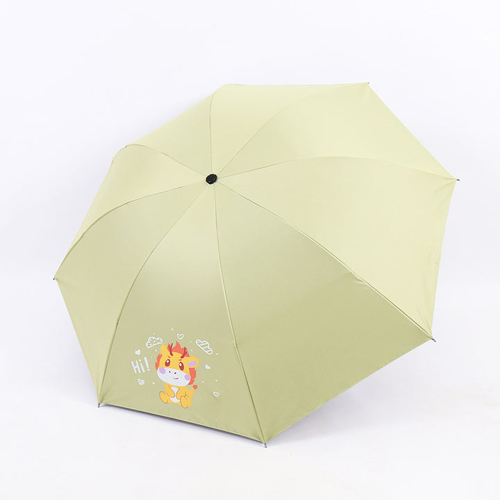 Women's Folding Umbrella with Fun Animal Design Kalsten