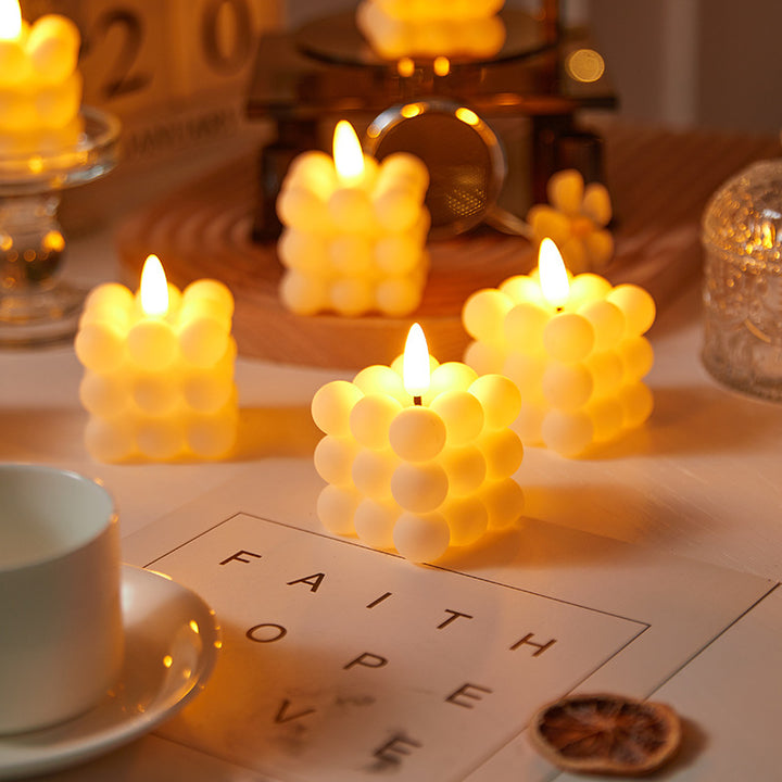 Elegant LED Tea Lights with Curved Design Kalsten