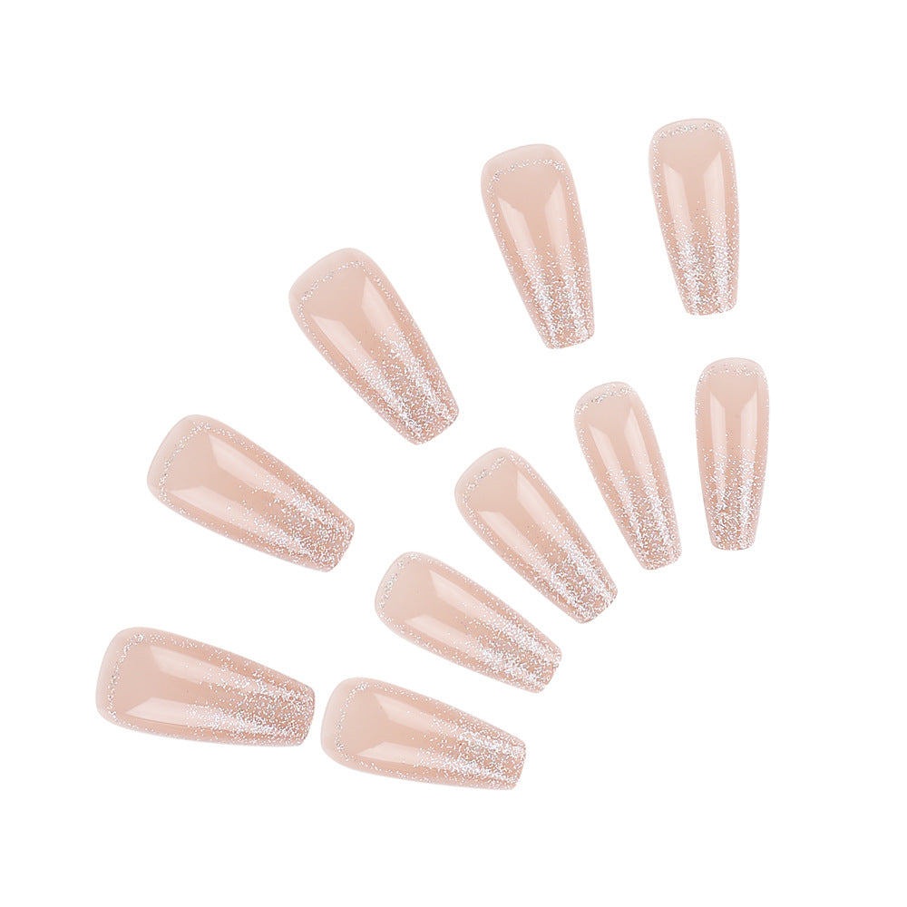 Glittery Long-Lasting Press-On Nails Kalsten