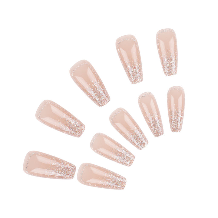 Glittery Long-Lasting Press-On Nails Kalsten
