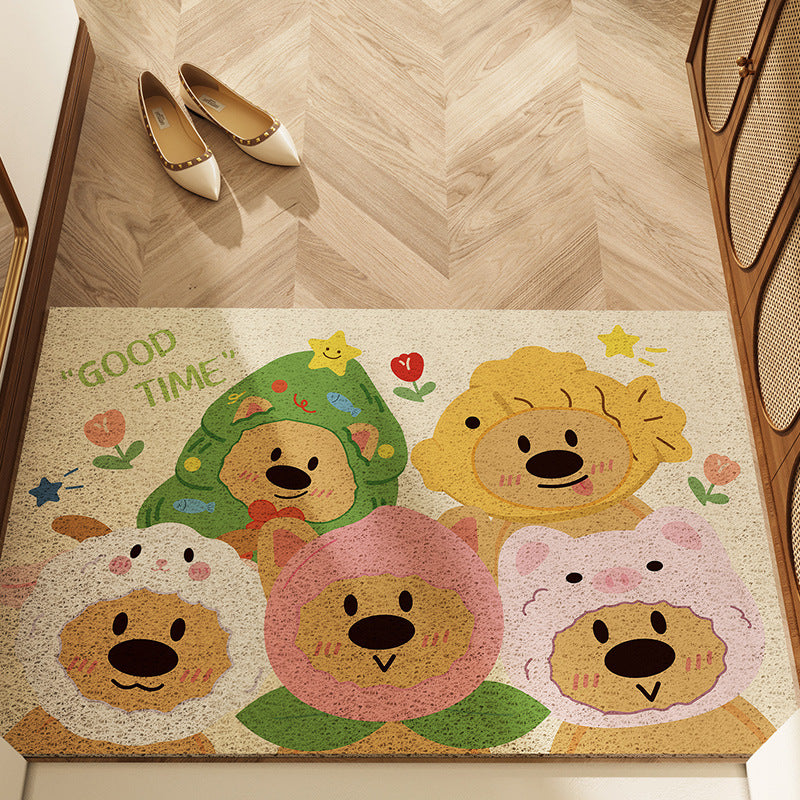 Decorative Heart Pattern Area Mat