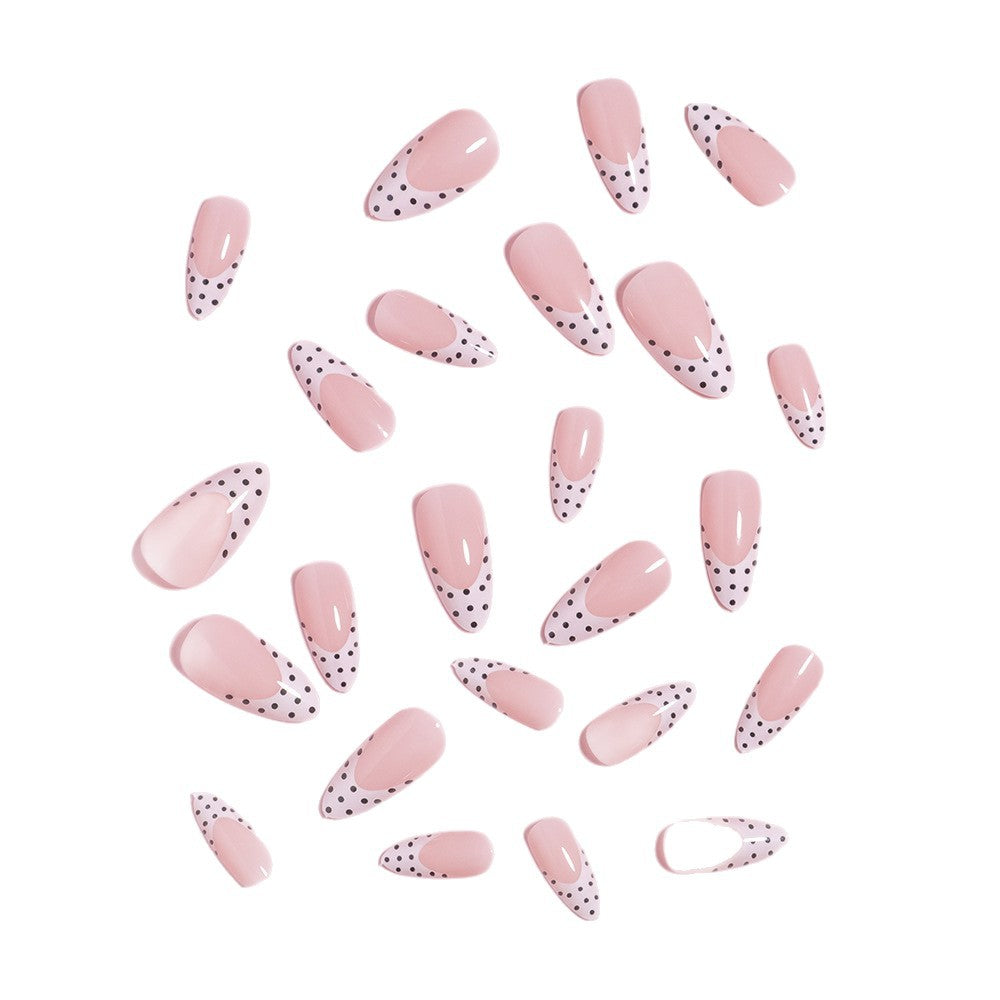 Stylish Polka Dot Design Press-On Nails Kalsten
