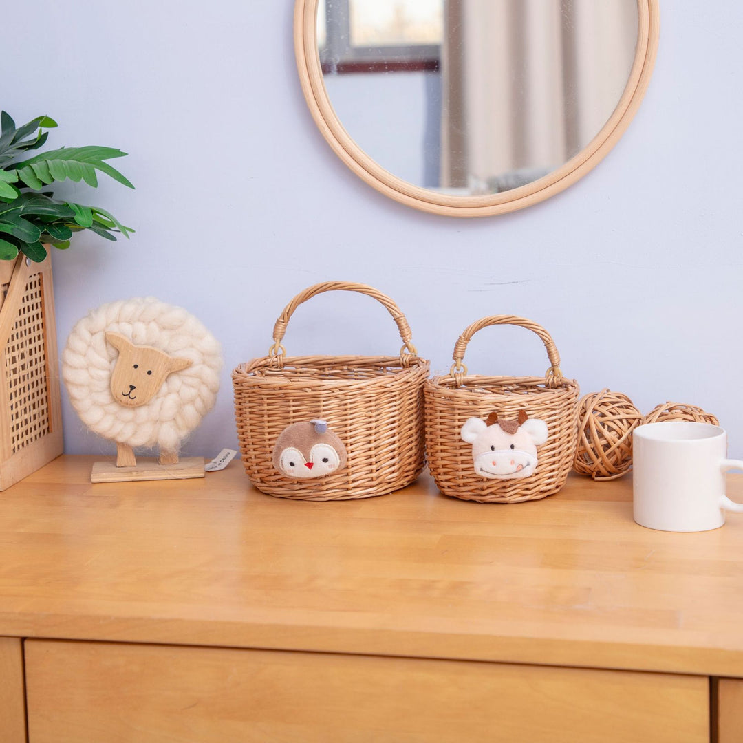 Handwoven Decorative Wall Basket Kalsten