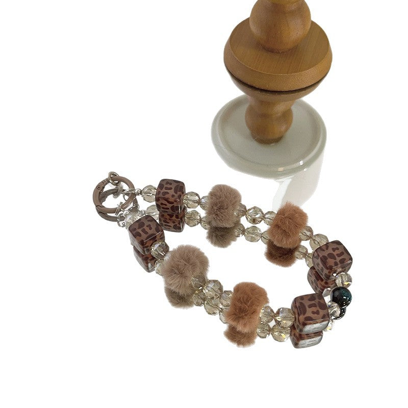 Decorative Beaded Charm Keychain Kalsten 1790135437