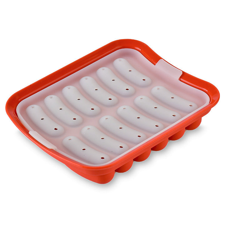 Silicone ice cube mold with integrated cooling design Kalsten