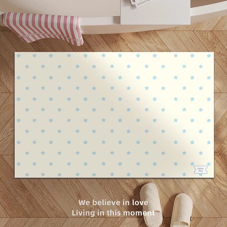 Decorative Star-patterned Bath Mat Kalsten
