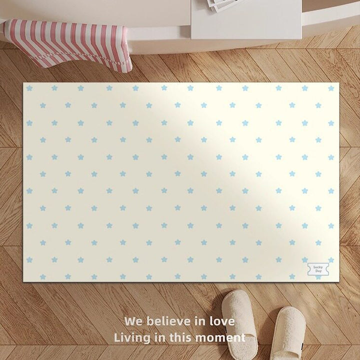Decorative Star-patterned Bath Mat Kalsten