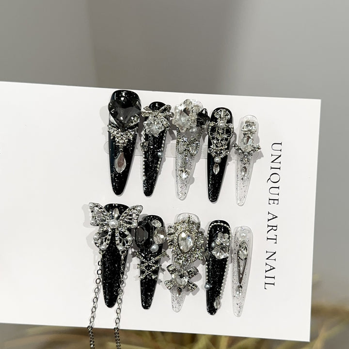 Decorative Rhinestone Hair Clip Set