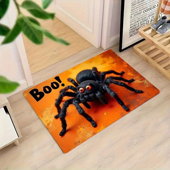 Fun Halloween-Themed Spider Bath Mat