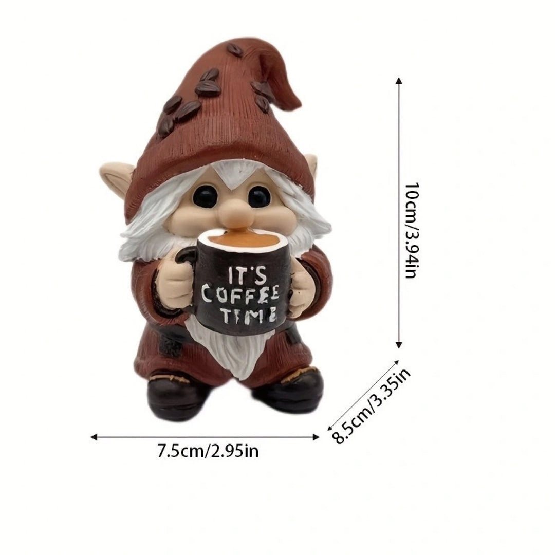 Decorative Coffee Drinking Christmas Figure Kalsten