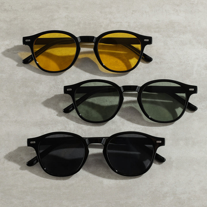 Vintage-Inspired Round Frame Sunglasses Kalsten
