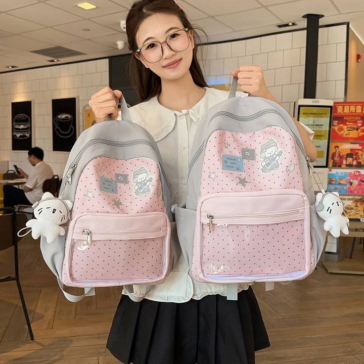 Fun-Themed Illustrated Backpack Kalsten