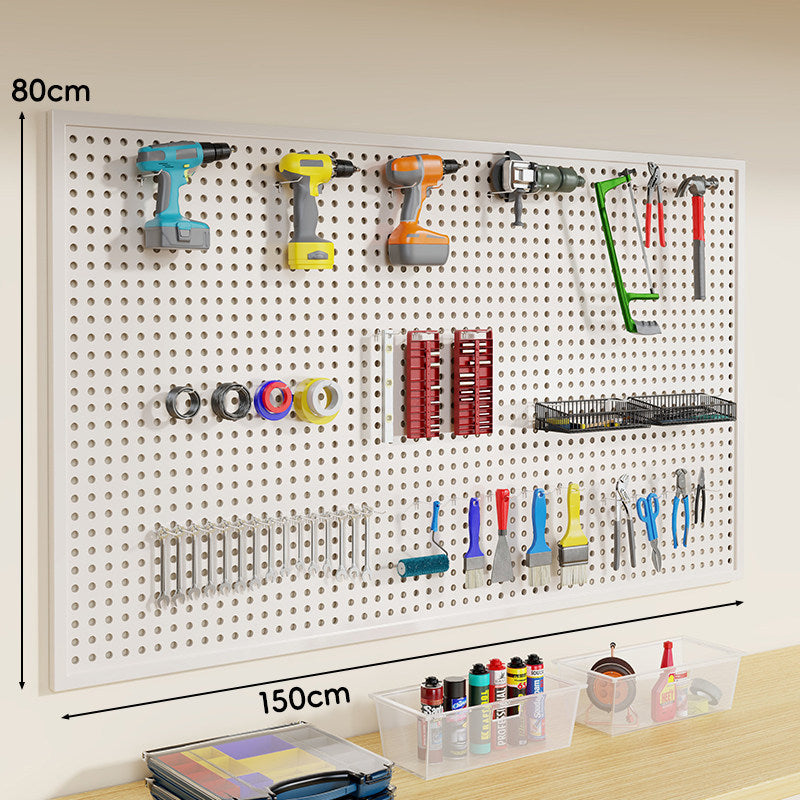Pegboard Double-Prong Metal Hooks Compact Heavy-Duty Display Hangers