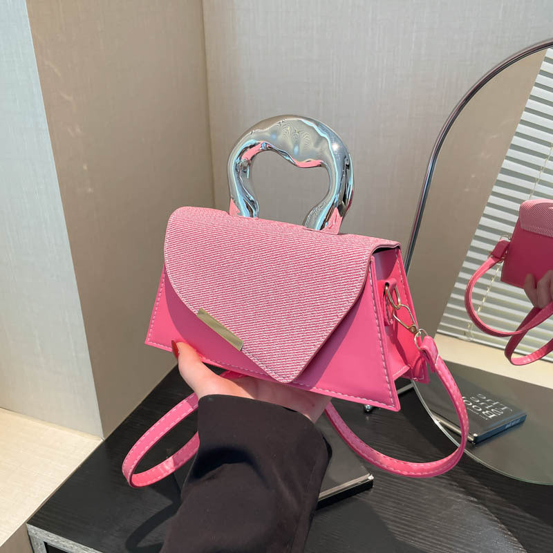 Stylish Geometric Structured Handbag Kalsten
