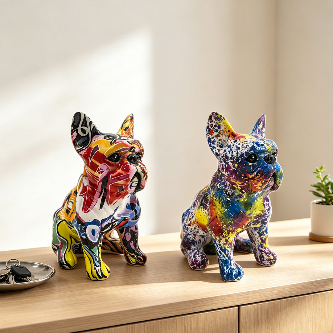 Decorative figure of a French Bulldog Kalsten