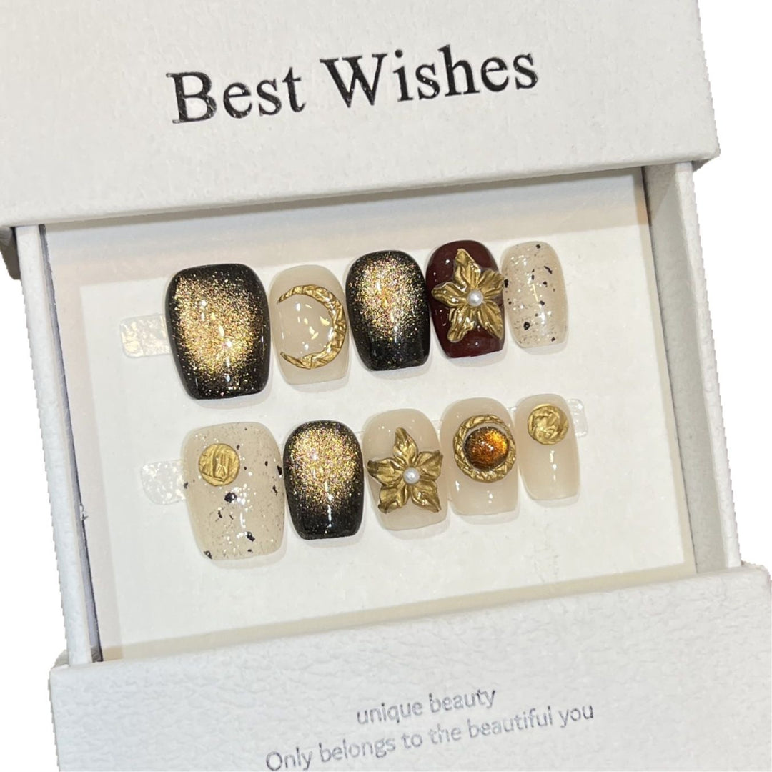Unique Decorative Press-On Nail Set Kalsten
