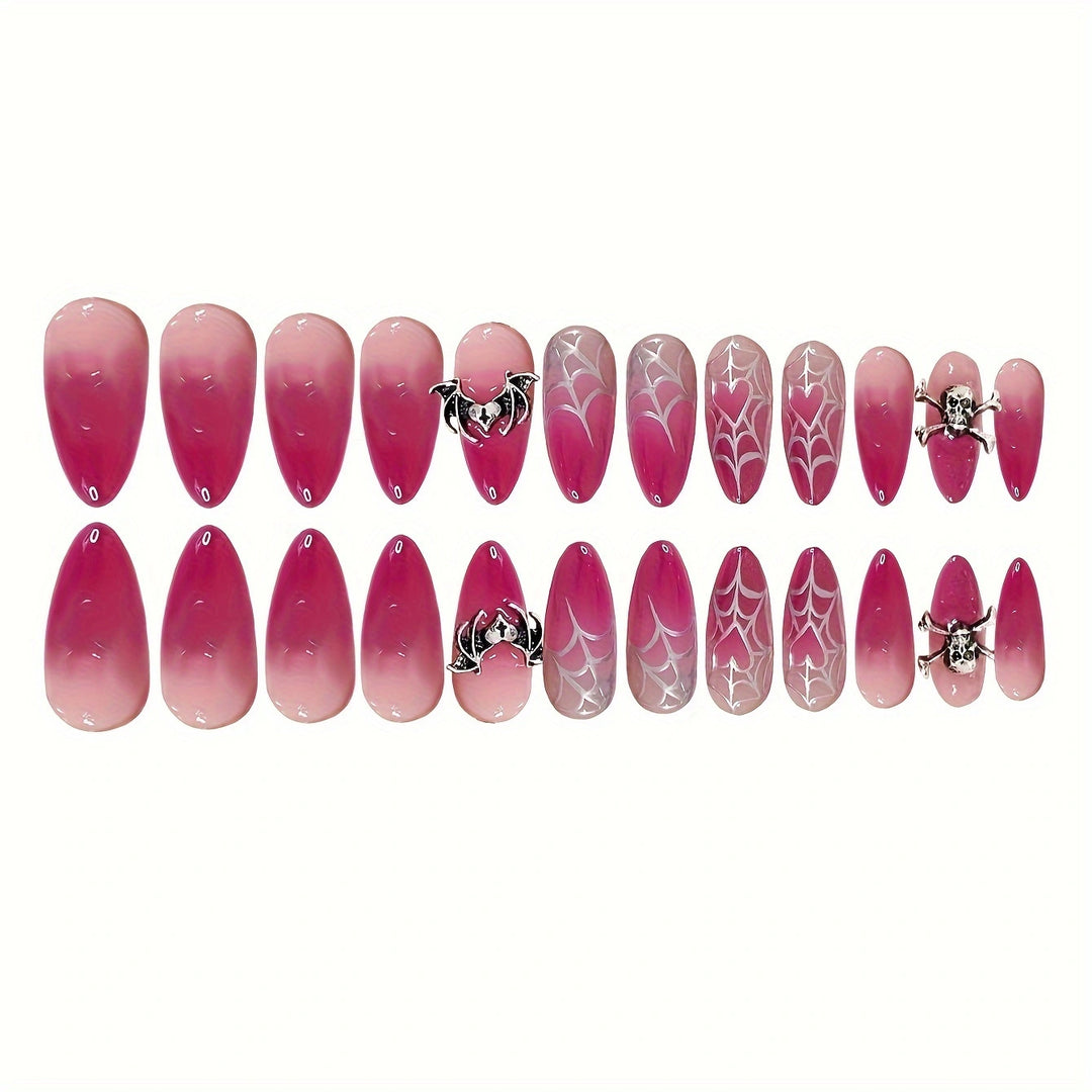 Halloween-Inspired Gothic Press-On Nail Set Kalsten